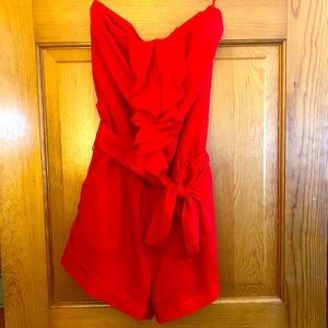 Express Red Romper
